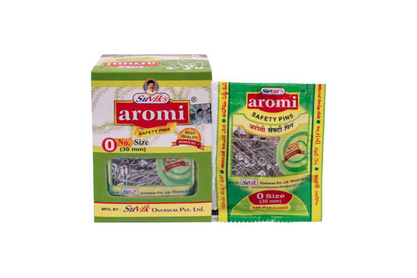 AROMI Safety Pins Size – 0 (10 Pouch) AROMI Safety Pins Size – 0 (10 Pouch)