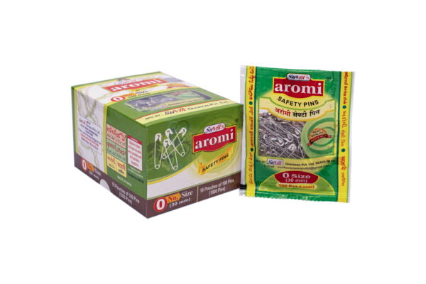 AROMI Safety Pins Size – 0 (10 Pouch) AROMI Safety Pins Size – 0 (10 Pouch)