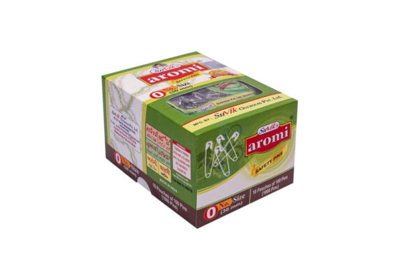 AROMI Safety Pins Size – 0 (10 Pouch) AROMI Safety Pins Size – 0 (10 Pouch)